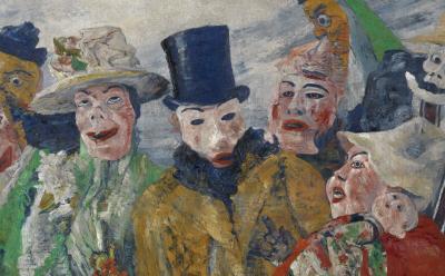 James Ensor - Peintre - Estimation gratuite de peintures, tableaux, dessins, de James Ensor, vente aux enchères de peintures, tableaux, dessins de James Ensor, valeur, cote, prix