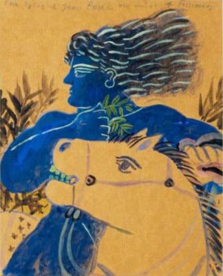 Estimation tableau Alekos Fassianos. Expertise tableaux, peintures, dessins d'Alecos Fassianos. Vente aux enchères de peintures, tableaux, dessins d'Alekos Fassianos. Valeur, cote, prix