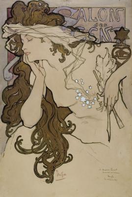 Alphonse Mucha - Illustrateur, affichiste, peintre et décorateur - Estimation dessin, affiche Mucha, peintures, affiches, dessins d'Alphonse Mucha, vente aux enchères de tableaux, dessins, affiches de Mucha, valeur, cote, prix