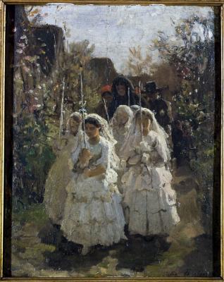 Jules Breton - Peintre - Estimation tableau Jules Breton, peintures, dessins de Jules Breton, vente aux enchères de tableaux, dessins de Jules Breton, valeur, cote, prix