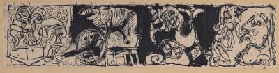 Estimation tableau Alechinsky. Expertise peintures, tableaux, dessins de Pierre Alechinsky. Vente aux enchères de tableaux, dessins, encres de Pierre Alechinsky. Valeur, cote, prix