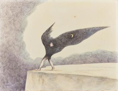 Estimation tableau Roland Topor. Expertise tableaux, peintures, dessins de Roland Topor. Vente aux enchères de tableaux, huiles sur toile, dessins de Roland Topor. Valeur, cote, prix