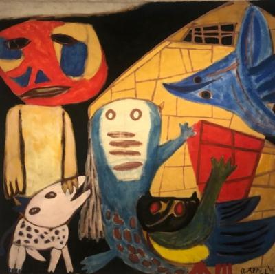Estimation tableau Karel Appel. Expertise peintures, tableaux, dessins de Karel Appel. Vente aux enchères de tableaux, peintures, dessins de Karel Appel. Valeur, cote, prix