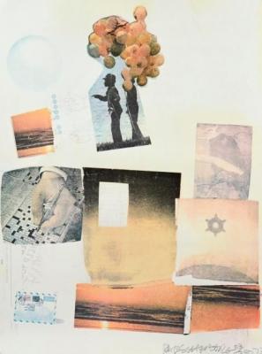 Robert Rauschenberg - Peintre - Estimation tableau Robert Rauschenberg. Expertise tableaux, peintures, dessins, lithographies de R. Rauschenberg. Vente aux enchères de peintures, tableaux, dessins de Robert Rauschenberg. Valeur, cote, prix