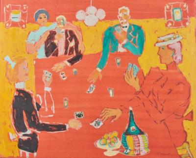 Fikret Saygi Mualla - Peintre - Estimation tableau Fikret Saygi Mualla. Expertise gratuite de tableaux, peintures, dessins de Fikret Mualla. Vente aux enchères de peintures, dessins, tableaux de Fikret Mualla. Valeur, prix, cote