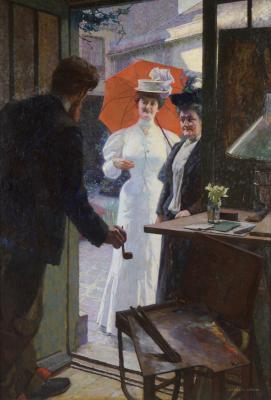 Estimation tableau Georges  Leroux. Expertise tableaux, peintures, dessins de Georges  Leroux. Vente aux enchères de peintures, tableaux, dessins de Georges  Leroux. Valeur, cote, prix