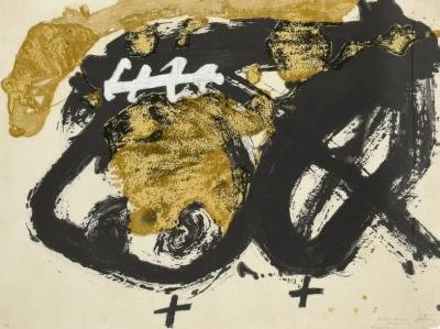 Estimation tableau Antoni Tàpies. Expertise tableaux, peintures, dessins de Antoni Tàpies. Vente aux enchères de peintures, tableaux, dessins de Antoni Tàpies. Valeur, cote, prix