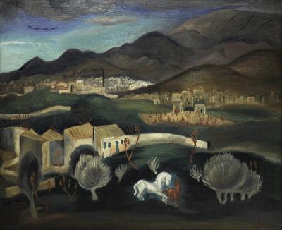 Spyros Vassiliou - Peintre - Estimation tableau Spyros Vassiliou. Expertise tableaux, peintures de Spyros Vassiliou. Vente aux enchères de peintures, tableaux de S. Vassiliou. Valeur, cote, prix