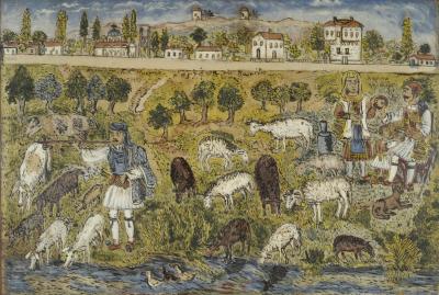 Theofilos Hatzimihail - Peintre - Estimation tableau Theofilos Hatzimihail. Expertise tableaux, peintures de Theofilos Hatzimihail. Vente aux enchères de peintures, tableaux de Theofilos Hatzimihail. Valeur, cote, prix