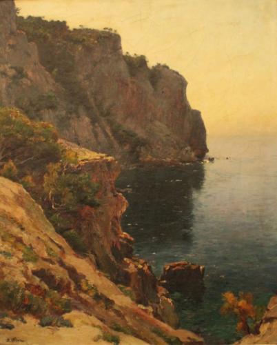 Résultat de ventes d'un tableau de Jean-Baptiste Olive intitulé Rochers, bas de la cornique, Marseille (huile sur toile). Commissaire-priseur à Paris, vente à l'Hôtel Drouot Résultat de ventes d'un tableau de Jean-Baptiste Olive intitulé Rochers, bas de la cornique, Marseille (huile sur toile). Commissaire-priseur à Paris, vente à l'Hôtel Drouot