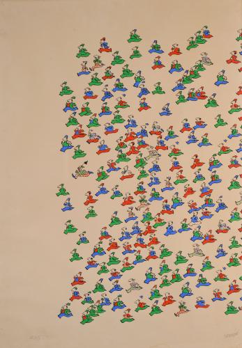 Résultat de ventes d'une lithographie de Jean-Jacques Sempé. Commissaire-priseur à Paris, vente à l'Hôtel Drouot