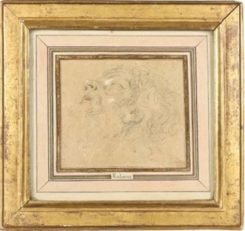 Résultat de ventes d'un dessin de l'école de Pierre-Paul Rubens (crayon noir et rehaut de blanc sur papier). Commissaire-priseur à Paris, vente à l'Hôtel Drouot
