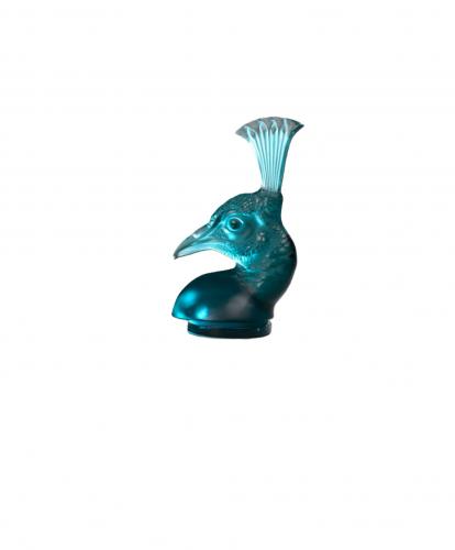 Résultat de ventes d'un bouchon de radiateur tête de paon de René Lalique. Commissaire-priseur à Paris, vente à l'Hôtel Drouot
