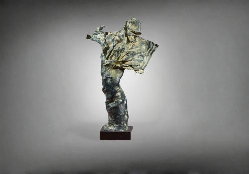 Résultat de vente d'une sculpture de Nicolas Alquin en bronze, intitulée Aperçu du bonheur. Commissaire-priseur à Paris, vente à l'Hôtel Drouot